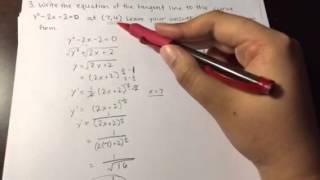 Calculus AB - Ch. 2 Test Corrections pt.1