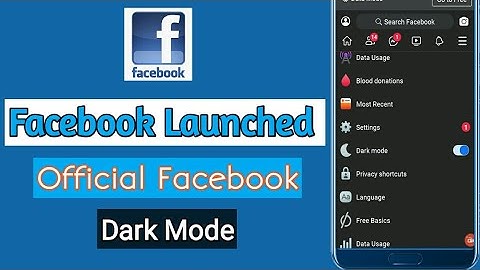 Fb Launched Dark Mode On Official Facebook