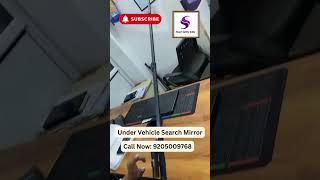 High-Security Under Vehicle Inspection | Trolley Search Mirror Demonstration, smart safety india