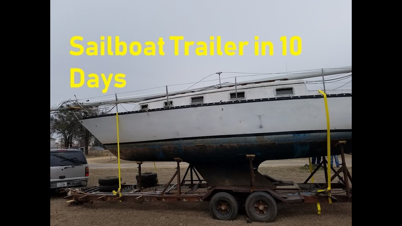 how to build a sailboat trailer