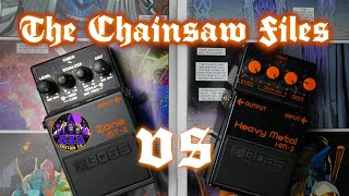 The Chainsaw Files - A.I.B. Custom FX Fenris Mod (Metal Zone MT-2) vs Boss HM-2 clone comparison