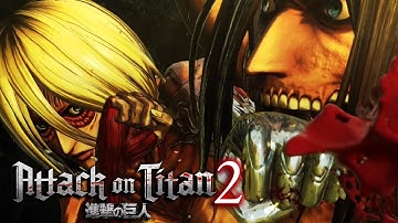 Attack on Titan 2 Part 9 EREN VS FEMALE TITAN! Gameplay Walkthrough A.O.T 2 PS4
