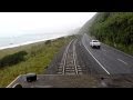 New Coastal Pacific Train 2014 - Part 2 - from the Drivers Cab and Open Air Observation Carriage.