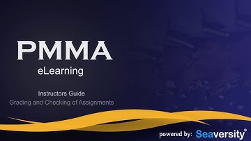PMMA, How to LMS (Grading and Checking of Assignments)
