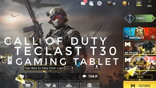 Call Of Duty Gameplay On Teclast T30 Gaming Tablet