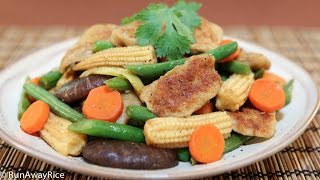 Braised Seitan and Vegetables (Mi Can Kho Chay)