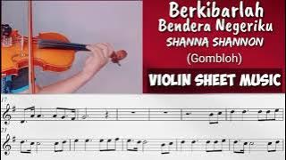 [Free Sheet] Berkibarlah Bendera Negeriku - Shanna Shannon (Gombloh) [Violin Cover With Sheet Music]