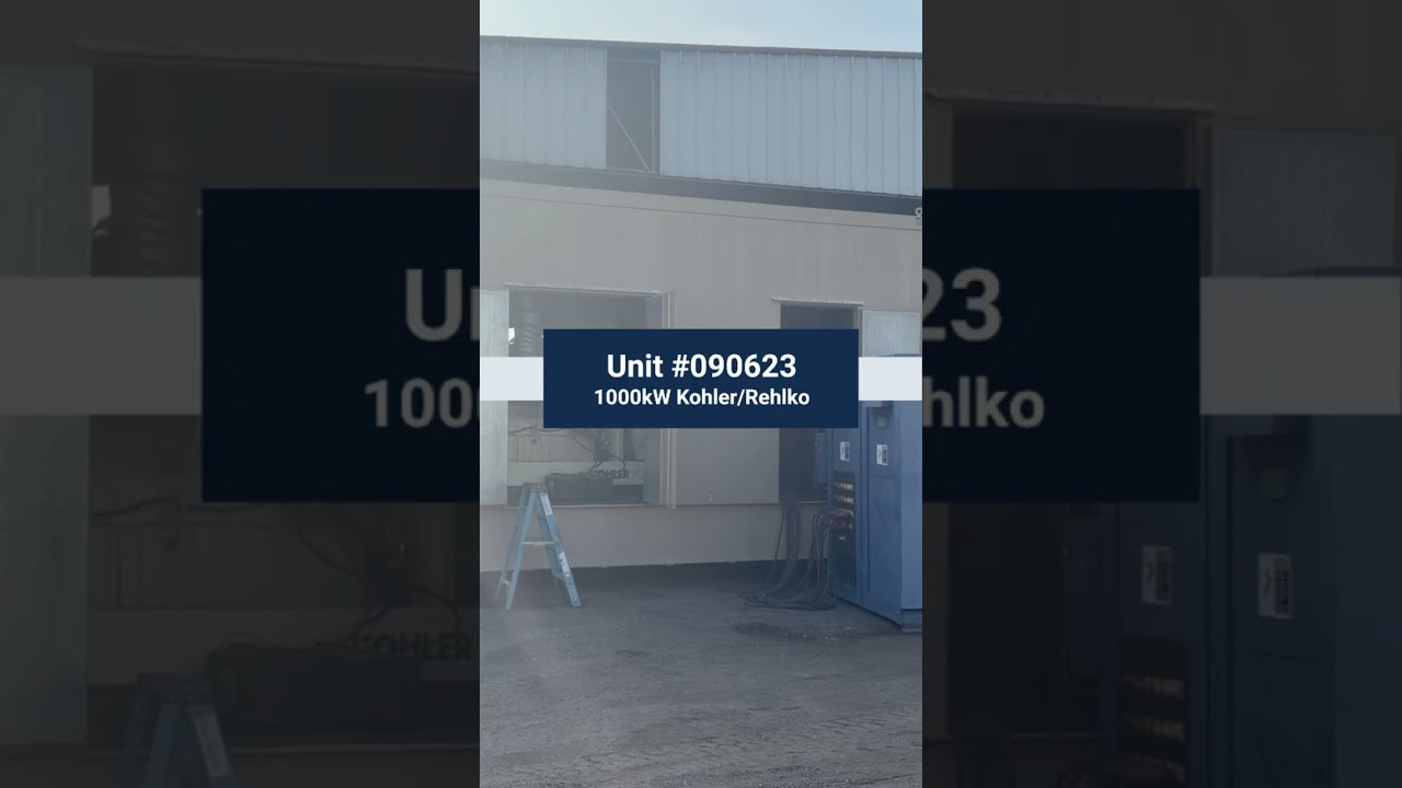1000kW Kohler Diesel Generator | Load Bank Test | Unit 090623