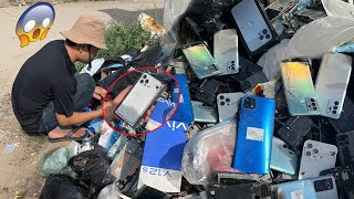 Great day 😘 found iPhone 12 Pro Max and A lots oF OPPO Reno 6z 5G From Garbage !!