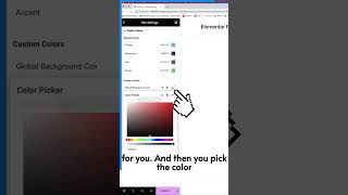 Revamp Your Website with a Single Click: Change Global Background Color in Elementor screenshot 3
