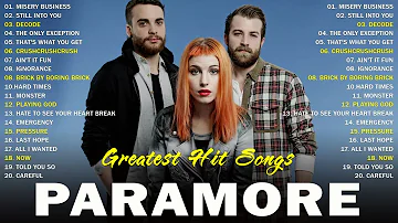 P A R A M O R E Greatest Hits Full Album ~ Best Songs Of P A R A M O R E ~ Pop Punk Playlist