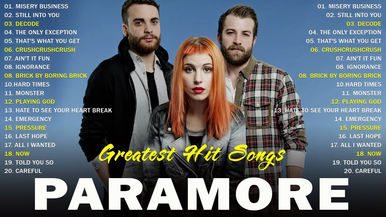 Paramore Greatest Hits 2023 Full album - The Best of Paramore playlist 