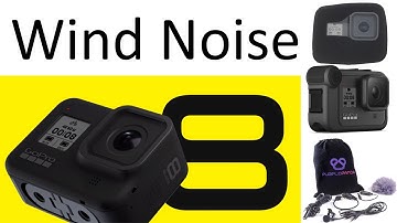 REDUCING WIND NOISE - Testing for the BEST method - GoPro Hero8 Black