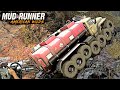 MudRunner (mods) URAL 14X14 Super Crawler Tanker | Extreme Offroads | Badlands 2 | Epi # 188 |