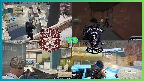 Besties PD arrive for shootout with ADMC at Rust Scrapyard (Multi POVs) | NoPixel 4.0 GTA RP