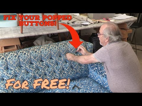 Fixing a Popped Button for FREE!