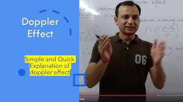 Doppler Effect : A quick and easy explanation | formula of Doppler effect