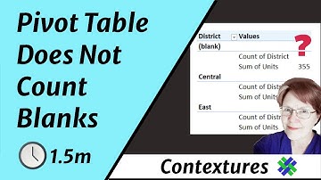 Excel Pivot Table Does Not Count Blanks - Easy Fix!