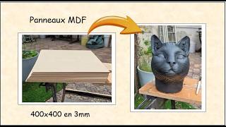 Comment fabriquer une sculpture a partir de  panneaux en MDF )