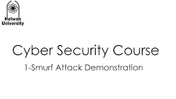 1-Smurf Attack Demonstration