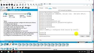 Basic Cisco Configuration Lab #7 Encrypt Enable Password