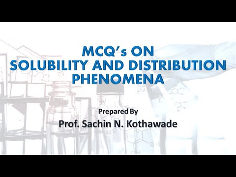MCQ's on Solubility