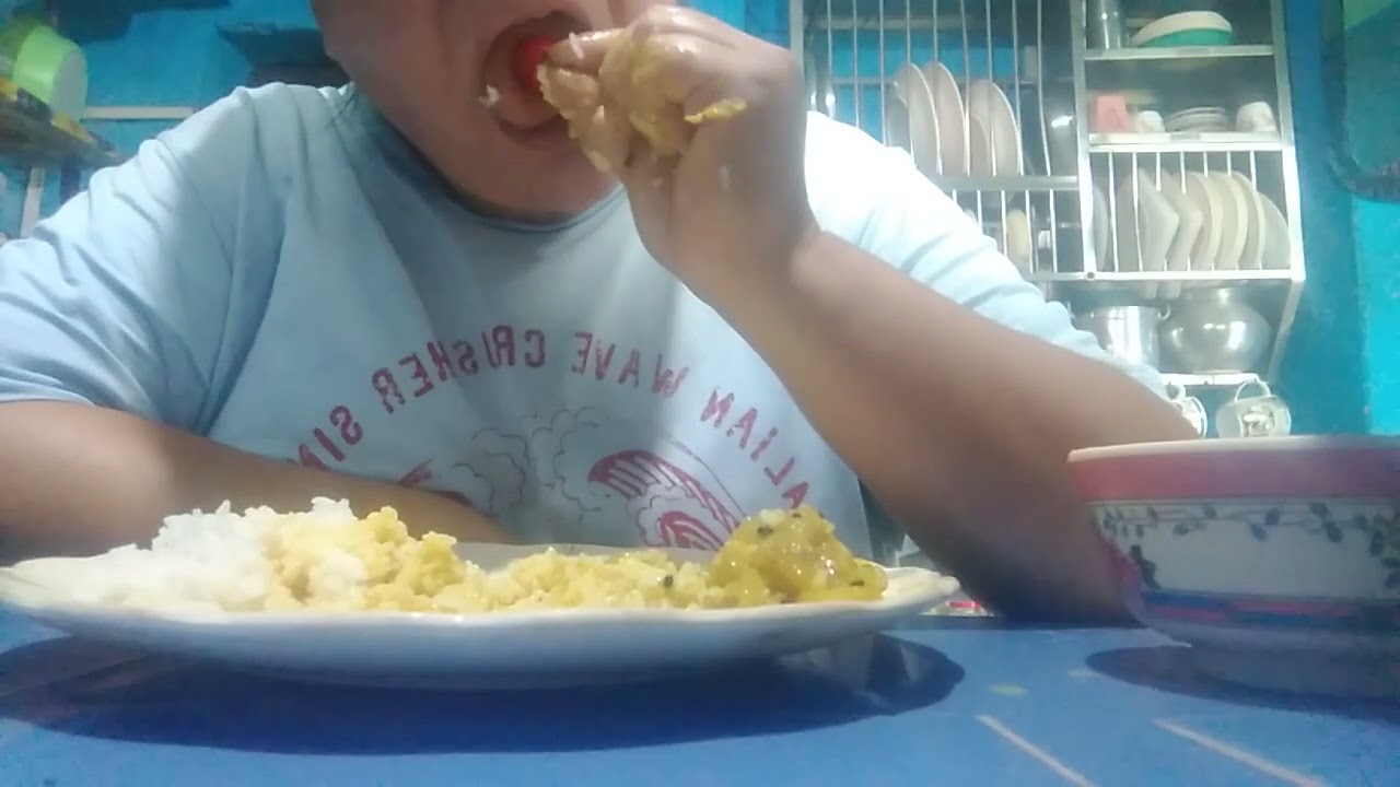 Rice, Dal Iskus Fry Mukbabg