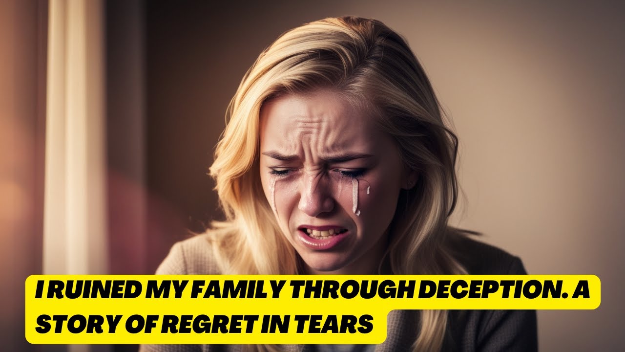 I Ruined My Family Through Deception. A Story Of Regret In Tears