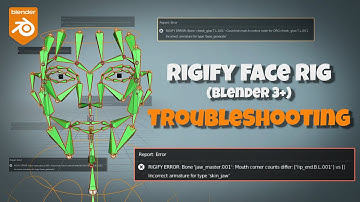 Rigify Face Rig - common problems