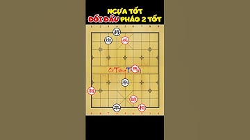 Cờ Tướng Tàn Cục EXPERT P.135 - Pháo 2 Tốt Khó Chống Lại Ngựa Tốt Nhập Cung #cotuongthuvi #shorts