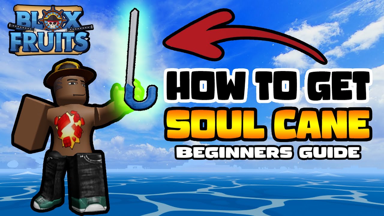 How to get Soul Cane Best sword used as combo extenders Blox Fruits  [Beginners Guide] 