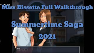 Miss Bissette Full walkthrough || Summertime Saga || Miss Bissette complete quest