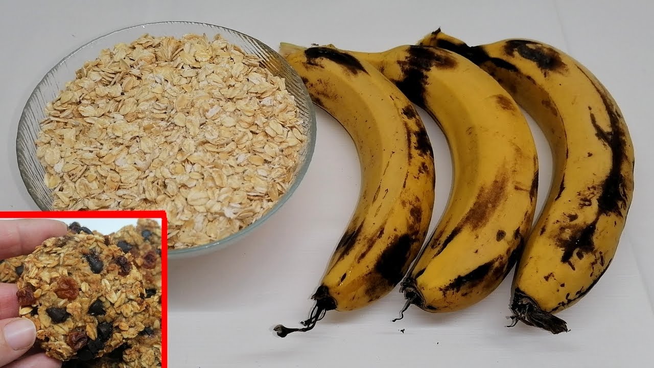 ‎كوكيز الشوفان صحي بدون بيض بدون زبدة بدون زيت ولا سكر ولا دقيق ولا خميرة كيماوية بمذاق هائل 👍‎