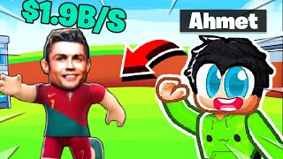 Cri̇sti̇ano Ronaldoyu Çalarak Zengi̇n Oldum -Roblox