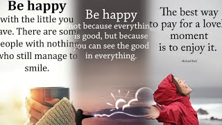 Quotes On Happiness | Short Happiness Quotes In English | Inspirational Quotes