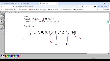 Leetcode 2540  Minimum Common Value