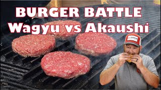 Fellers Ranch Wagyu Beef Burger vs. Kowalski's Akaushi Kobe Beef Burger | Burger Battle