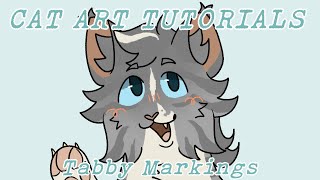 Cat art tutorials- Tabby markings