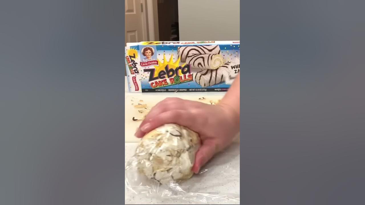 Would you eat this? #littledebbie zebra cake roll makeover! #cakedecorating #cake #dessert #cakeart Would you eat this? #littledebbie zebra cake roll makeover! #cakedecorating #cake #dessert #cakeart