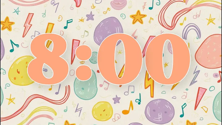 8 Minute Timer with Music for The Classroom