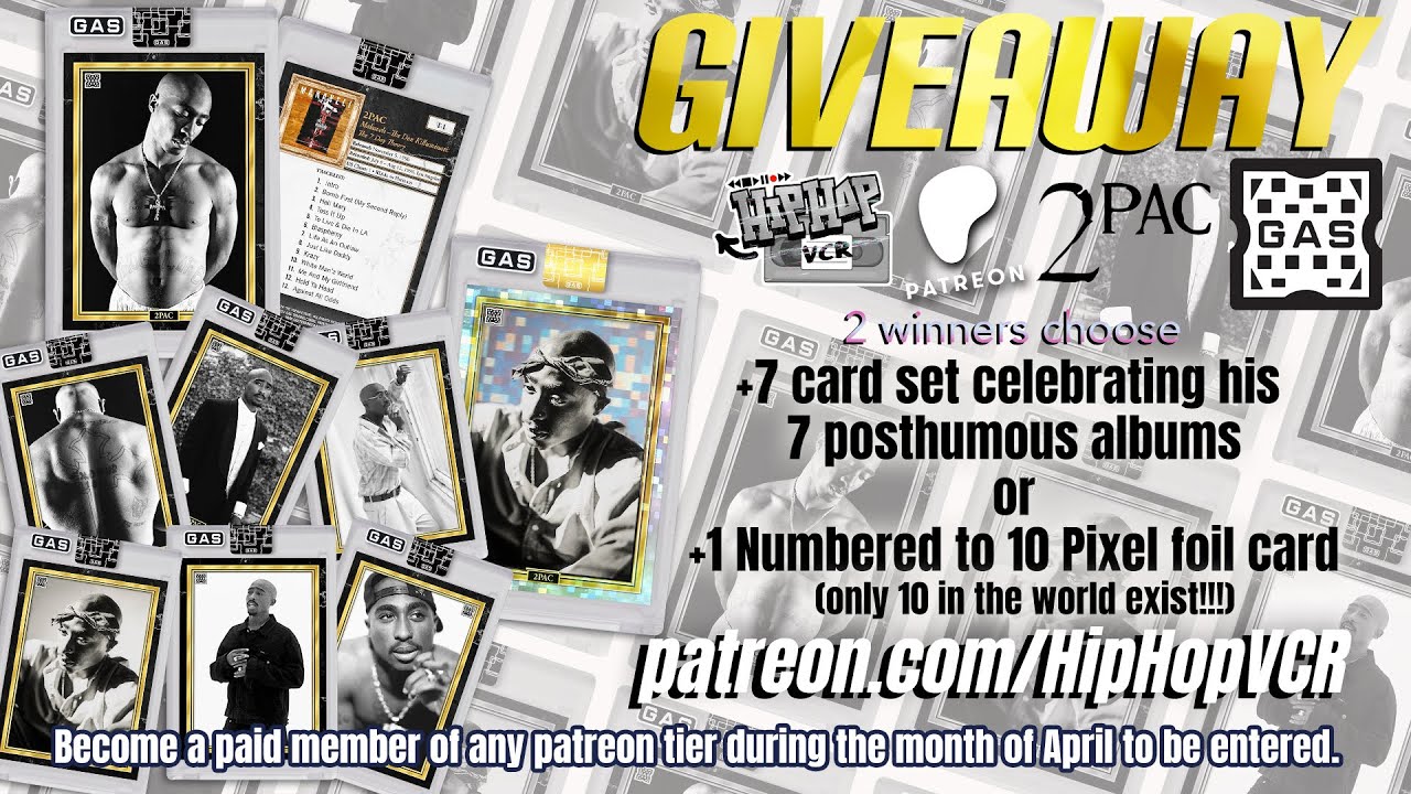 2Pac GAS Trading Card Set Unboxing and Giveaway - YouTube