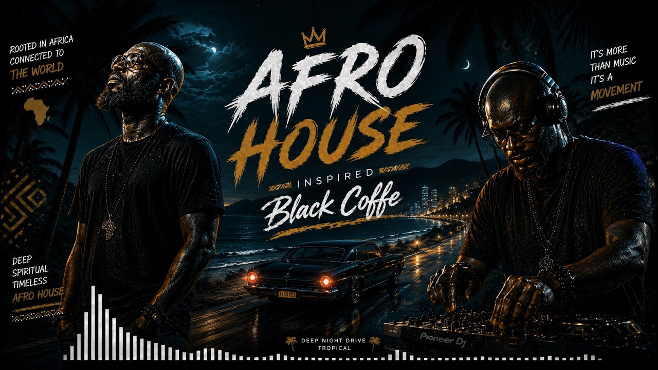 Afro / Melodic House Dj Set 2026 🎧 DEEP NIGHT DRIVE (Black Coffee ...