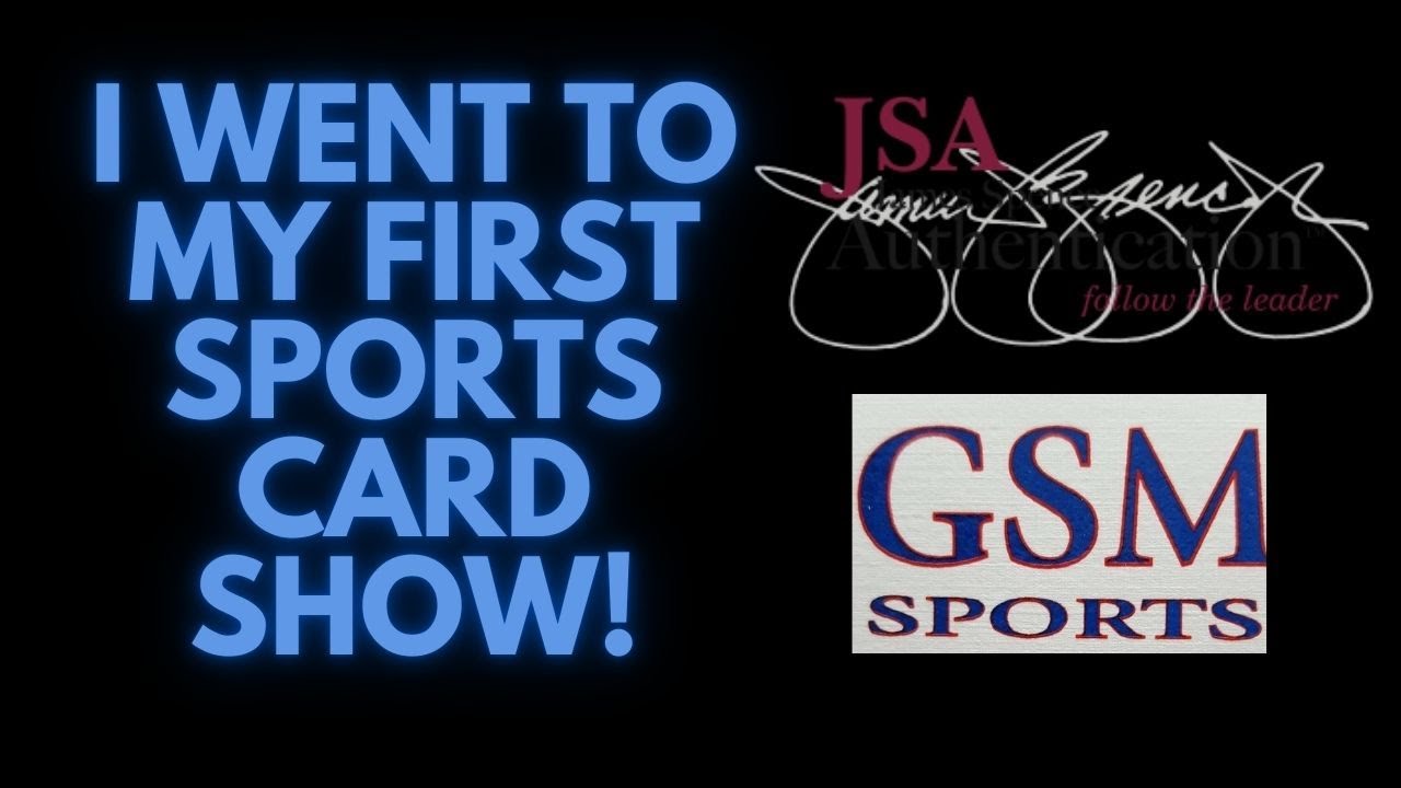 I WENT TO THE GSM SPORTS CARD SHOW IN OHIO TO GET ITEMS AUTHENTICATED