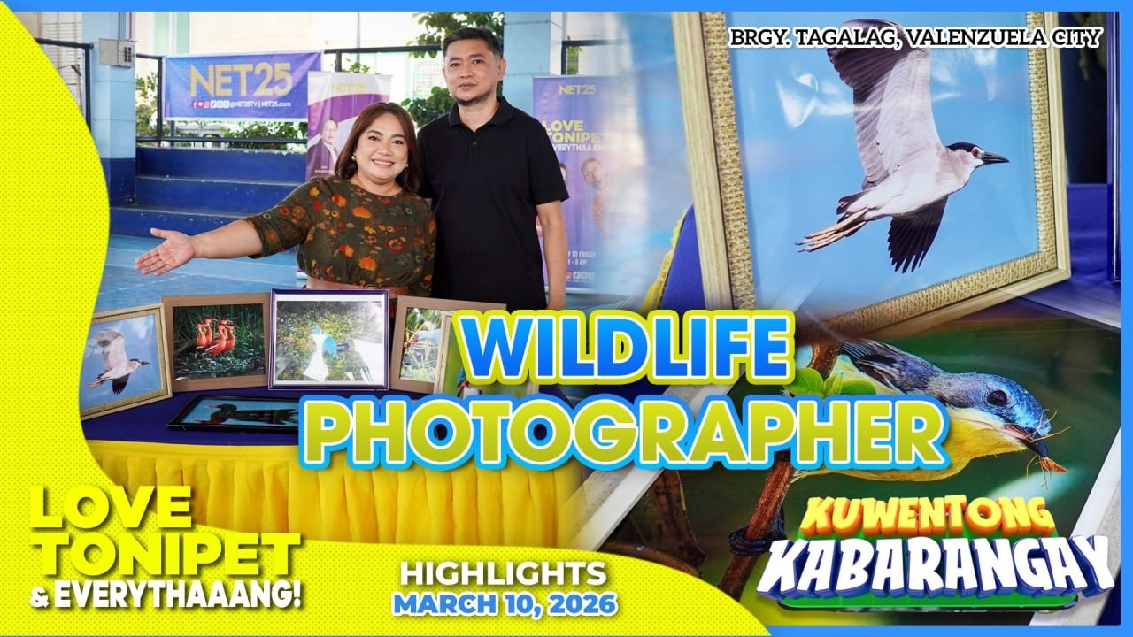 Wildlife Photographer, ibinibida ang Kagandahan ng Kalikasan!