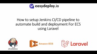 How to set up Jenkins CI CD pipeline to automate the build and deployment of Laravel to AWS ECS