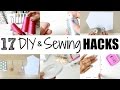 17 DIY & Sewing Hacks + Tips