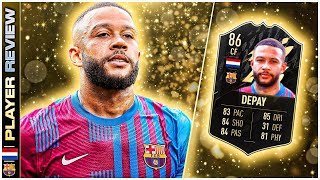 86 IF DEPAY REVIEW | FIFA 22 PLAYER REVIEWS | OBEZGAMING