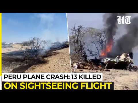 Video Plane Crash Over Perus Nazca Lines: 13 Killed, Including Tourists From Italy, Germany & Spain