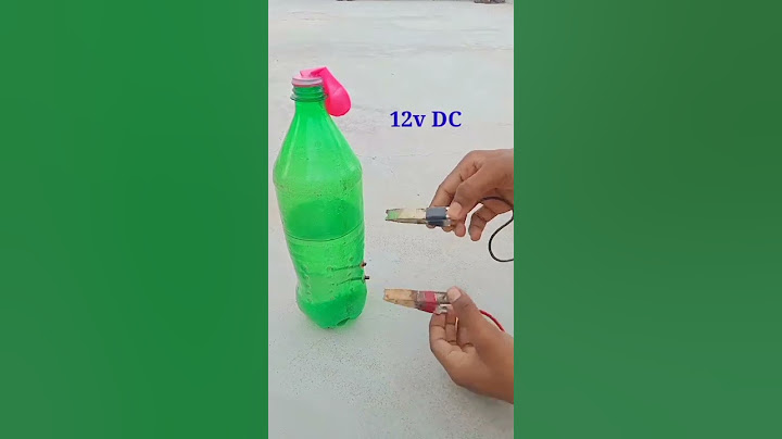 how to make hydrogen gas at home #shorts
