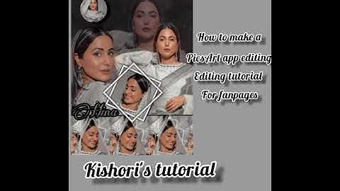 How to make a blend edit editing tutorial for fanpages#hinakhan #trending #tutorial
